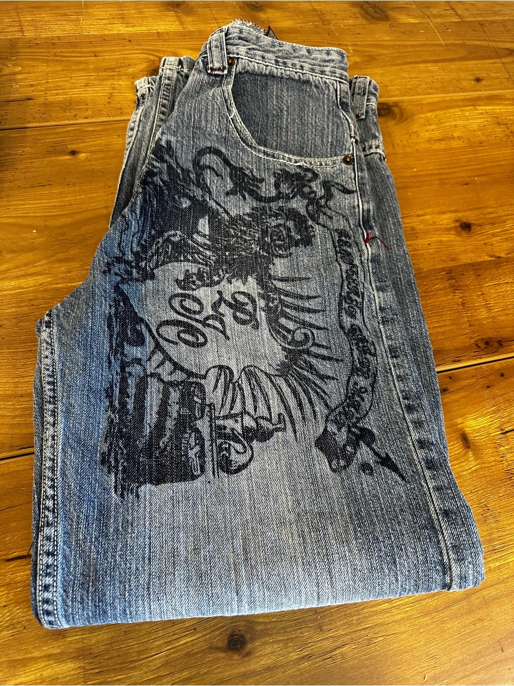 Vintage 90s PACO JEANS Baggy Wide Leg Denim Y2K 14 Juniors/ 28 Women